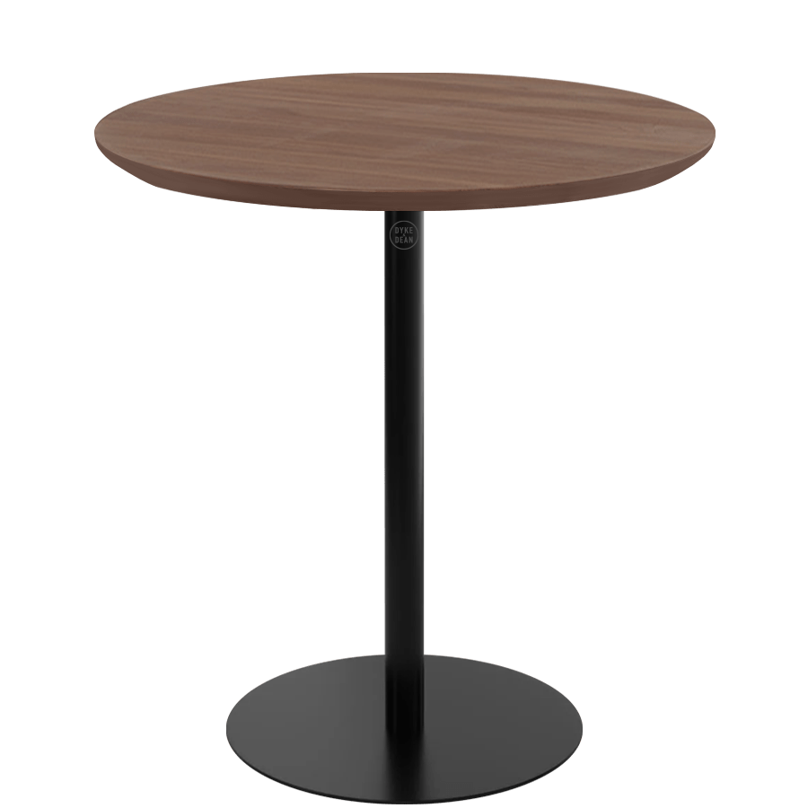 PIAZZA SIDE TABLE 40 WALNUT BLACK - DYKE & DEAN