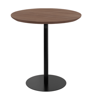 PIAZZA SIDE TABLE 40 WALNUT BLACK - DYKE & DEAN