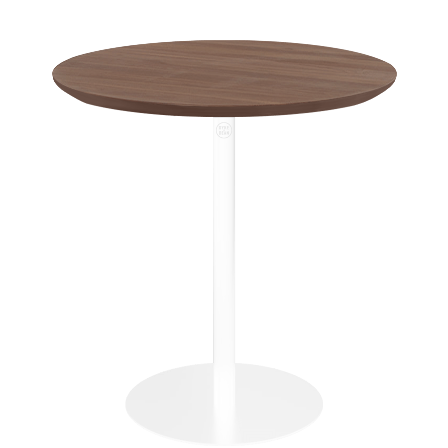 PIAZZA SIDE TABLE 40 WALNUT WHITE - DYKE & DEAN