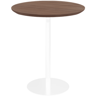 PIAZZA SIDE TABLE 50 WALNUT WHITE - DYKE & DEAN