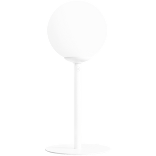 PINNE OPAL GLASS GLOBE SMALL TABLE LIGHT WHITE - DYKE & DEAN