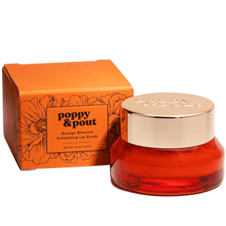 POPPY & POUT ORANGE BLOSSOM LIP SCRUB - DYKE & DEAN