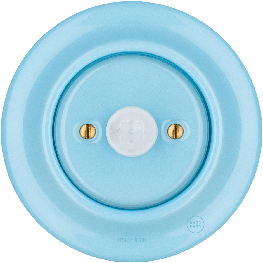 PORCELAIN WALL CABLE MOTION SENSOR PASTEL BLUE - DYKE & DEAN