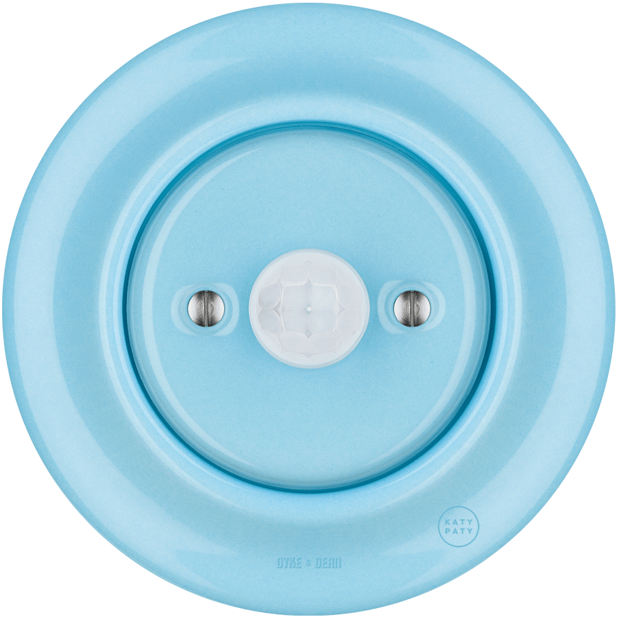 PORCELAIN WALL CABLE MOTION SENSOR PASTEL BLUE - DYKE & DEAN