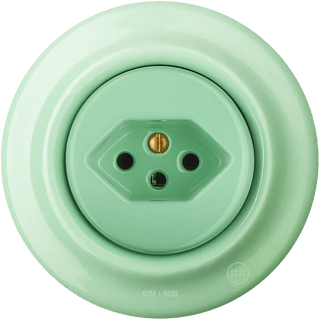 PORCELAIN WALL MOUNTED SWISS SOCKET MINT - DYKE & DEAN