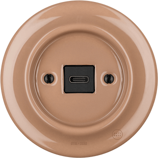 PORCELAIN WALL SOCKET DERMA USB-C - DYKE & DEAN