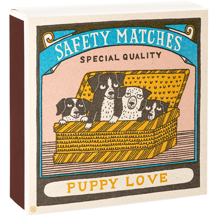 PUPPY LOVE LUXURY SAFETY MATCHES - DYKE & DEAN