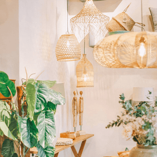 RATTAN LAMP BAYAMO - DYKE & DEAN