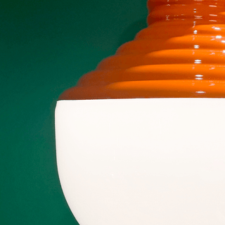 SELARÒN RIBBED CERAMIC PENDANT LAMP - DYKE & DEAN