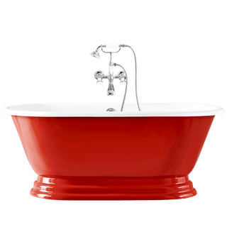 SHABBY ENAMEL CAST IRON BATHTUB COLOUR - DYKE & DEAN