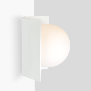 SHADED GLOBE WALL LIGHTS - DYKE & DEAN