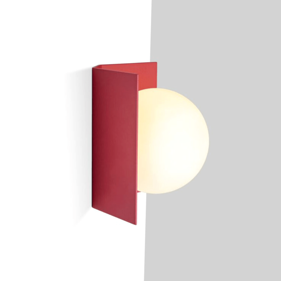 SHADED GLOBE WALL LIGHTS - DYKE & DEAN