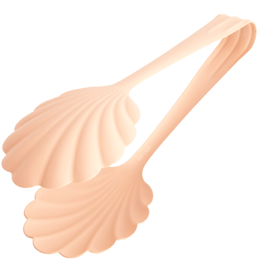 SHELL SALAD TONGS - PINK - DYKE & DEAN