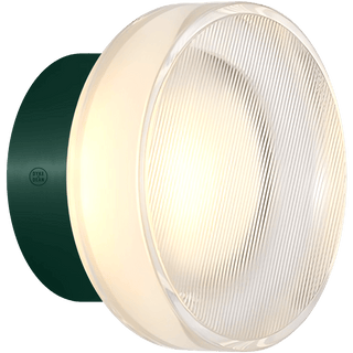 SIGNAL SCONCE WALL LIGHT RIBBED GLASS - DYKE & DEAN