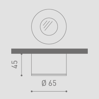 SMALL OPTICAL SURFACE PUCK LIGHTS - DYKE & DEAN