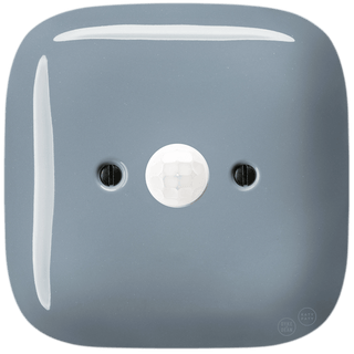 SQUARE PORCELAIN WALL CABLE MOTION SENSOR ASH GREY - DYKE & DEAN