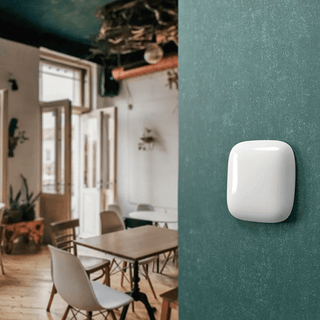 SQUARE PORCELAIN WALL CABLE MOTION SENSOR GREEN - DYKE & DEAN