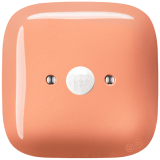 SQUARE PORCELAIN WALL CABLE MOTION SENSOR SALMON - DYKE & DEAN