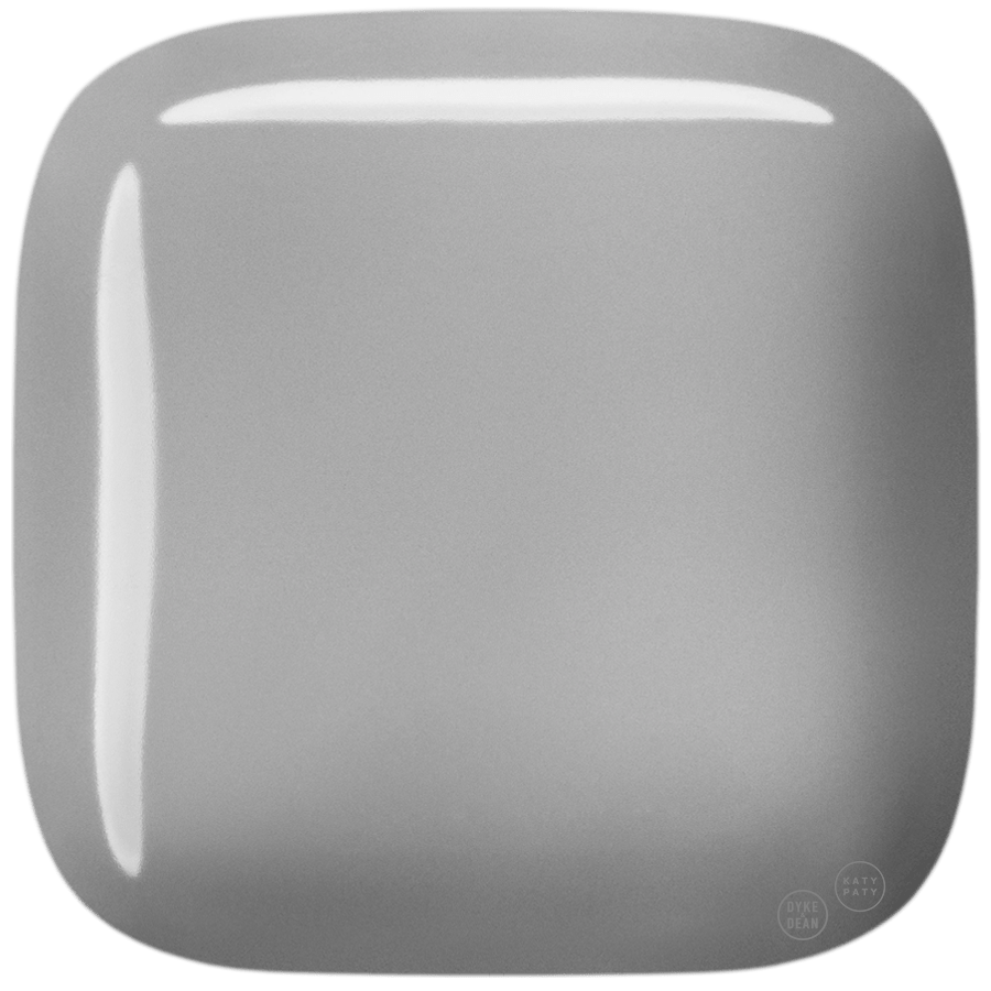 SQUARE PORCELAIN WALL ROCKER LIGHT SWITCH GREY - DYKE & DEAN