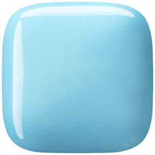 SQUARE PORCELAIN WALL ROCKER LIGHT SWITCH PASTEL BLUE - DYKE & DEAN