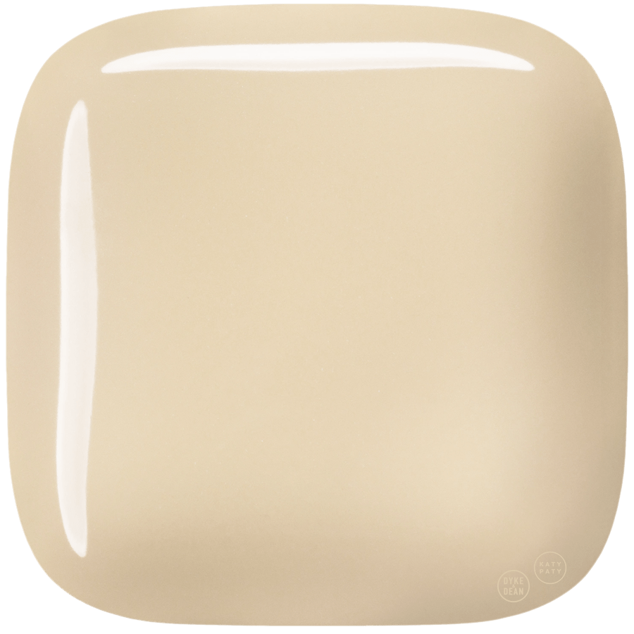 SQUARE PORCELAIN WALL ROCKER LIGHT SWITCH SAND - DYKE & DEAN