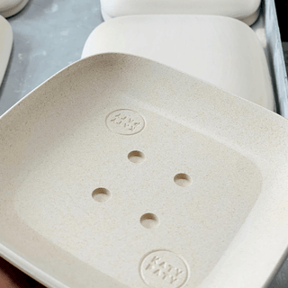 SQUARE PORCELAIN WALL SOCKET SCHUKO SAND - DYKE & DEAN