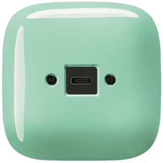 SQUARE PORCELAIN WALL SOCKET USB - C MINT - DYKE & DEAN