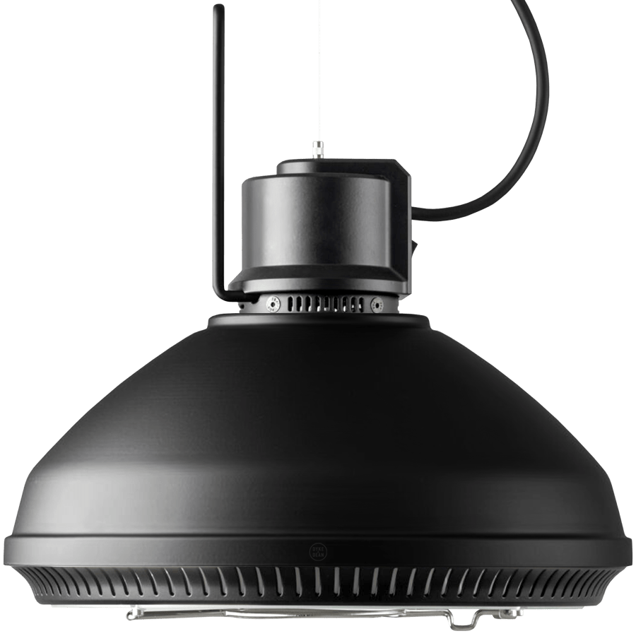 STAY HOT HEAT LAMP PENDANT HAL RETRACTABLE BLACK - DYKE & DEAN