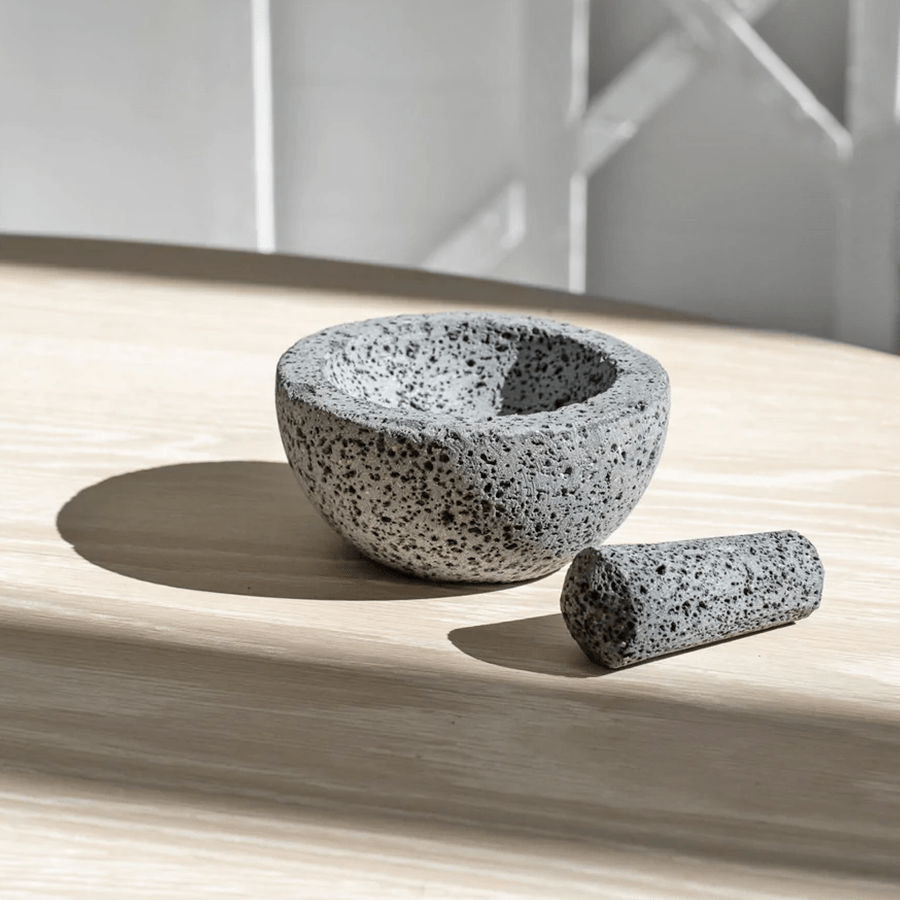 STONE MOLCAJETE PESTLE & MORTAR SMALL - DYKE & DEAN