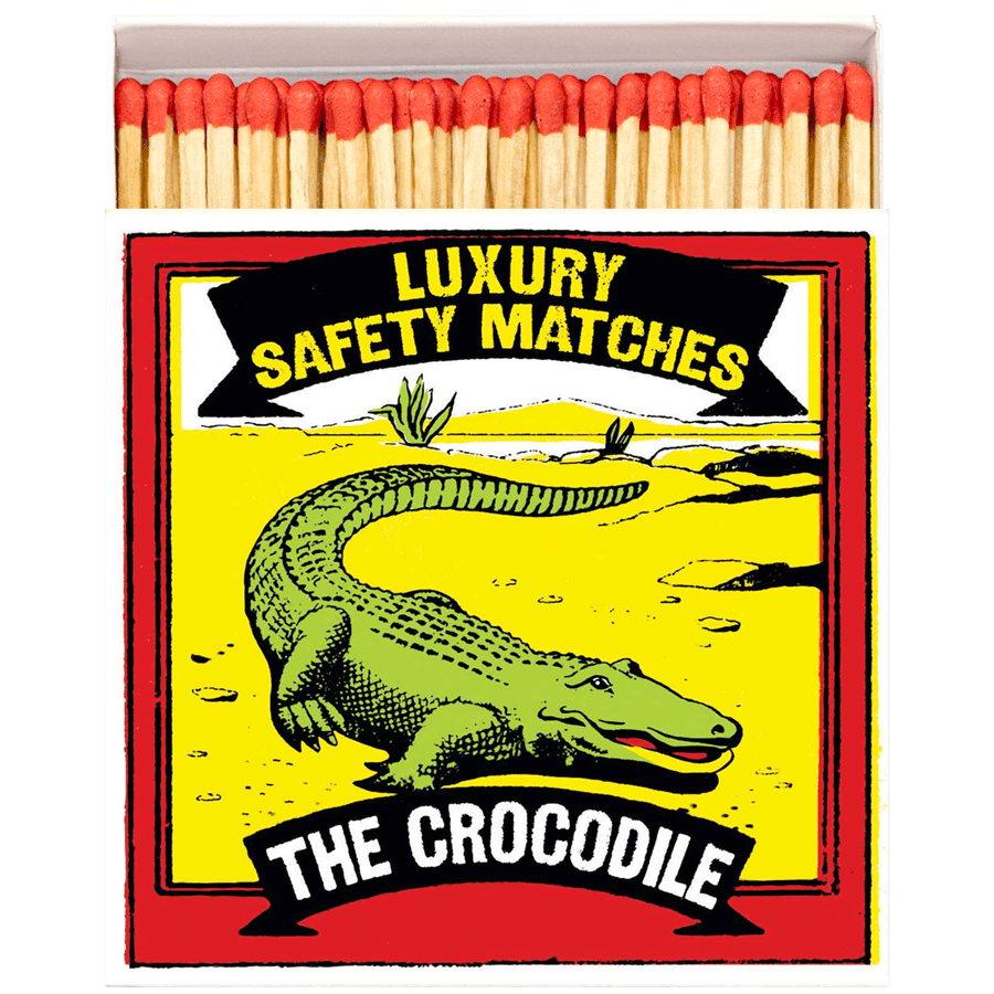 THE CROCODILE LUXURY SAFETY MATCHES - DYKE & DEAN