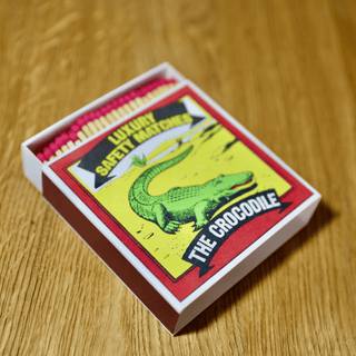 THE CROCODILE LUXURY SAFETY MATCHES - DYKE & DEAN