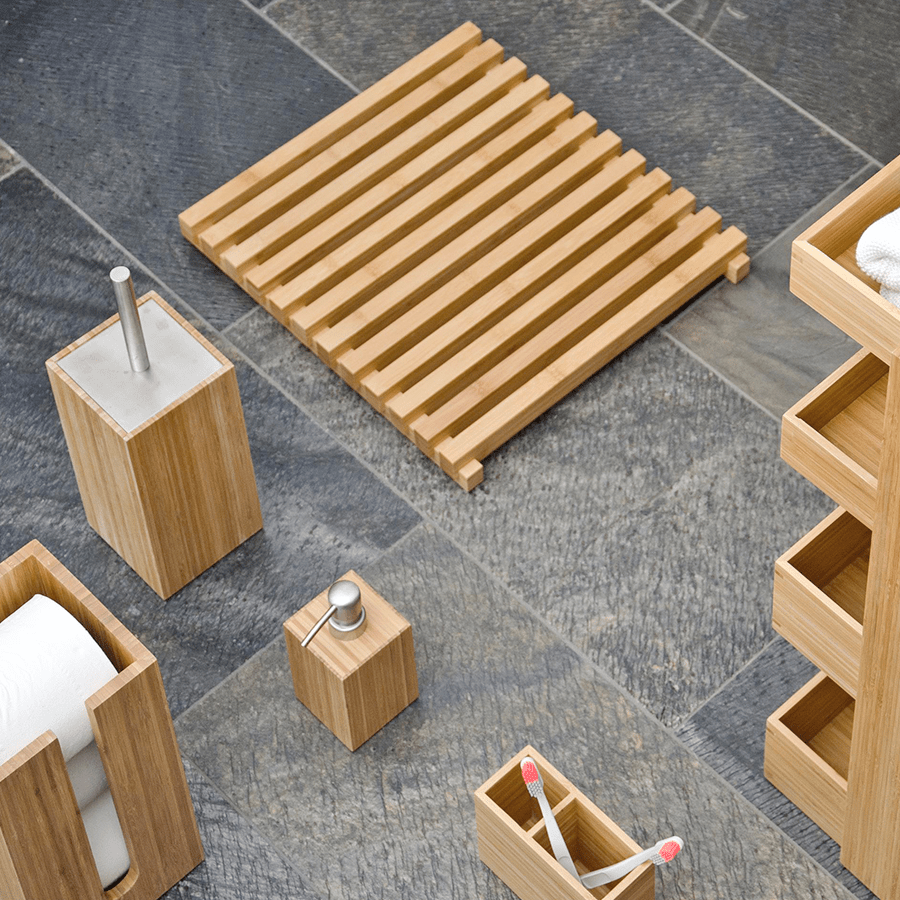 TOILET ROLL BOX IN NATURAL OAK - DYKE & DEAN