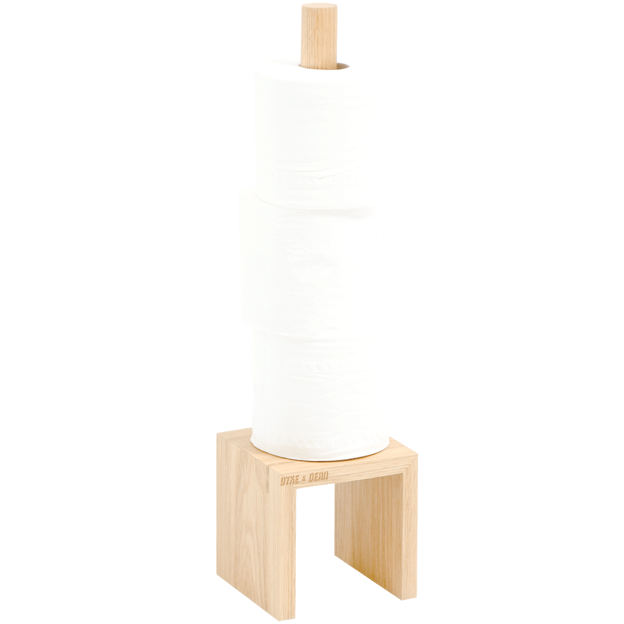 TOILET ROLL HOLDER COSMOS NATURAL OAK - DYKE & DEAN