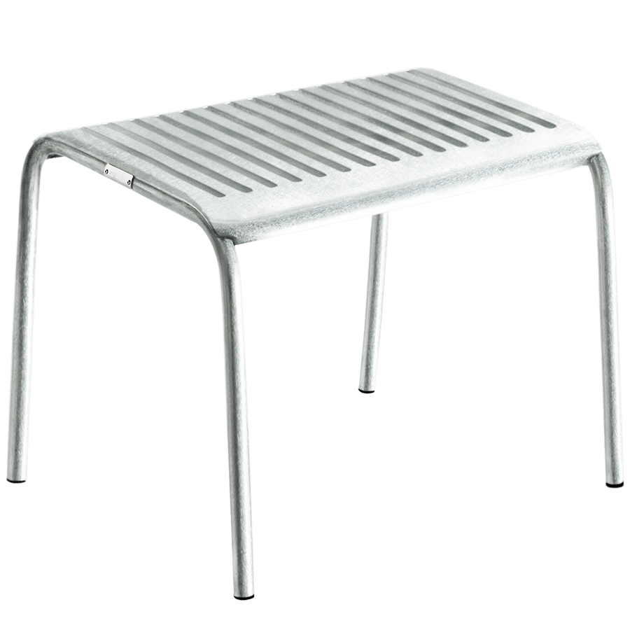 TOLIX PATIO SLATTED OTTOMAN - DYKE & DEAN