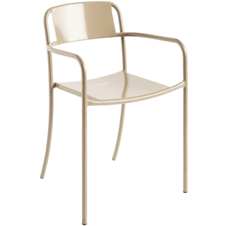 TOLIX PATIO SOLID ARMCHAIR - DYKE & DEAN