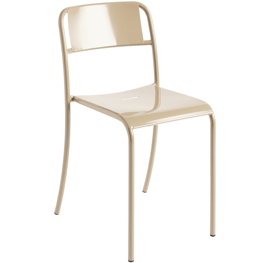 TOLIX PATIO SOLID CHAIR - DYKE & DEAN