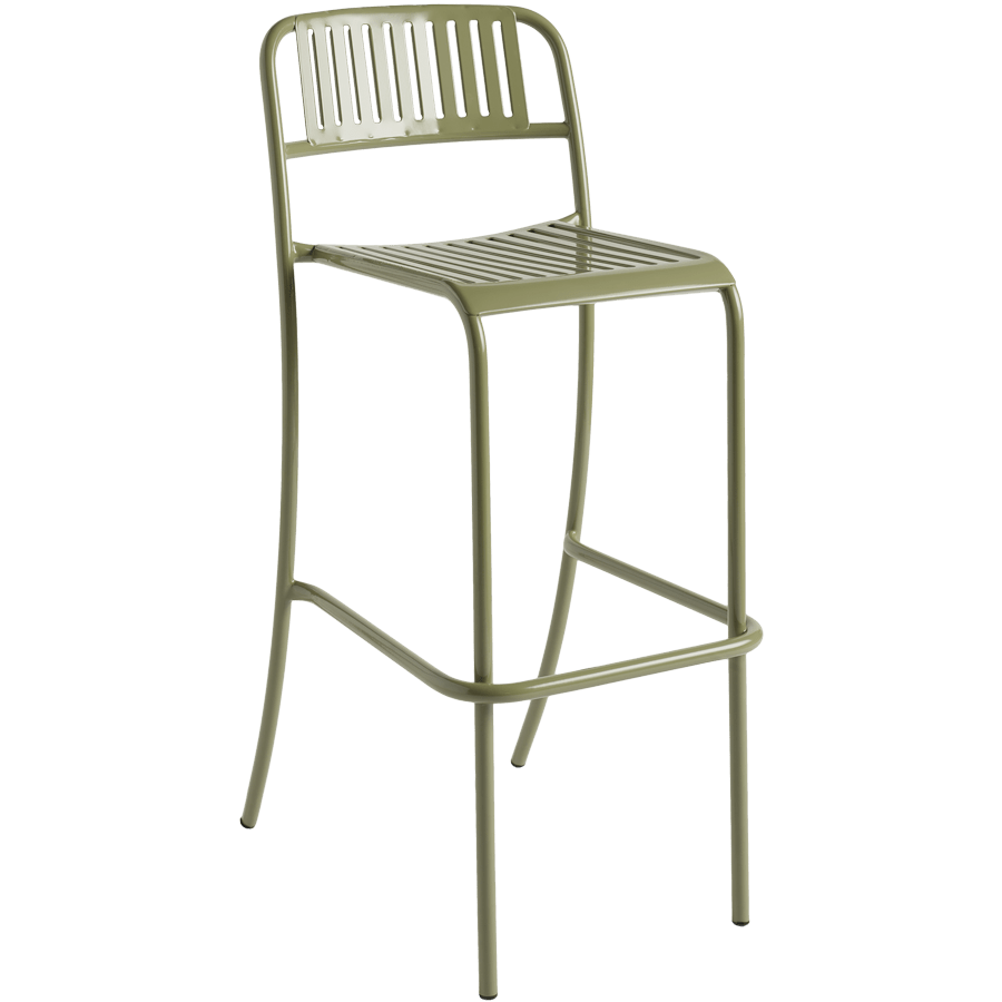 TOLIX SLATTED HIGH CHAIR STOOL - DYKE & DEAN