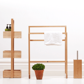 TOWEL RAIL MEZZA NATURAL OAK - DYKE & DEAN