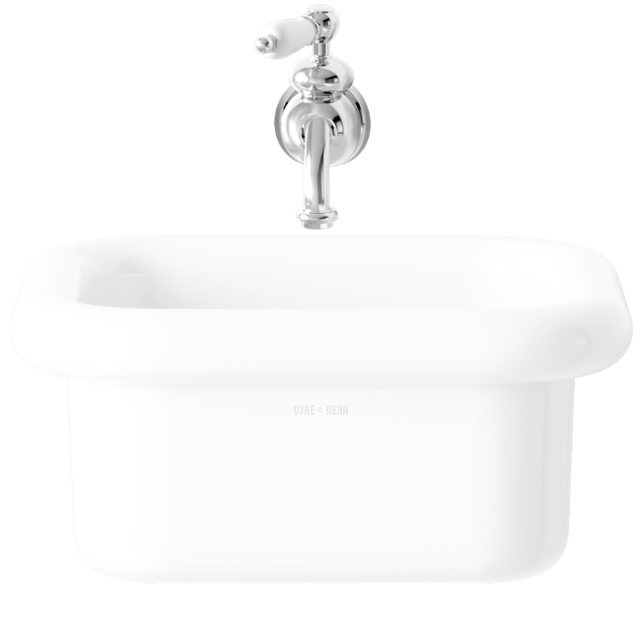 TRUE LITE CERAMIC COUNTERTOP SINK WHITE - DYKE & DEAN