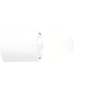 WHITE WATERPROOF E27 LAMP HOLDER - DYKE & DEAN