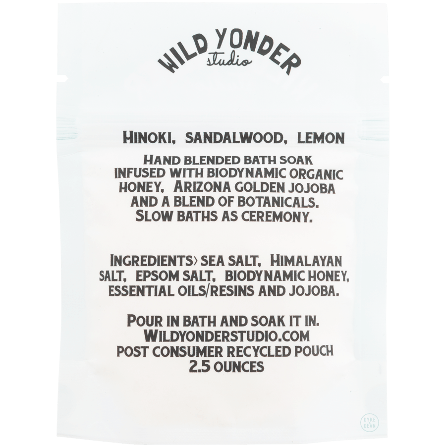 WILD YONDER BOTANICALS NOW AND ZEN BATH SOAK - DYKE & DEAN