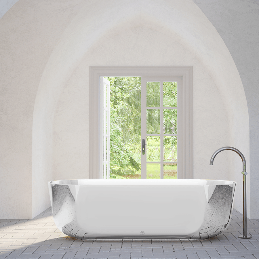 ZEN NICKEL BATHTUB - DYKE & DEAN