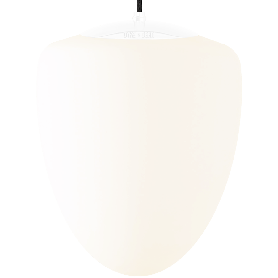 ACORN PENDANT WHITE 350mm - DYKE & DEAN