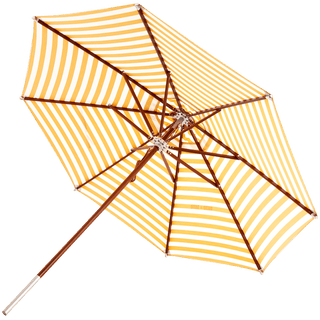 ATLANTIS UMBRELLA GOLDEN YELLOW STRIPES Ø330 - DYKE & DEAN