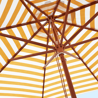 ATLANTIS UMBRELLA GOLDEN YELLOW STRIPES Ø330 - DYKE & DEAN