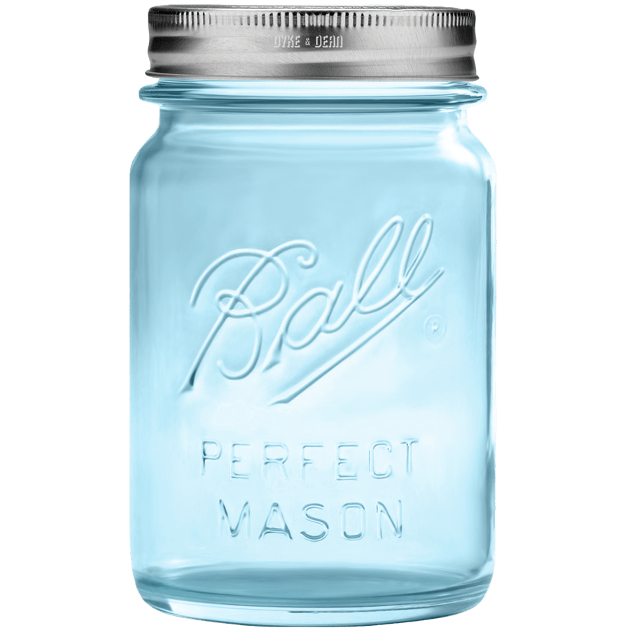 BALL MASON BLUE GLASS JAR 473ML - DYKE & DEAN