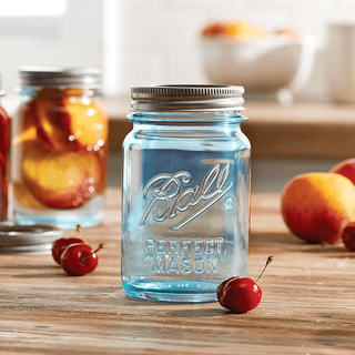 BALL MASON BLUE GLASS JAR 473ML - DYKE & DEAN