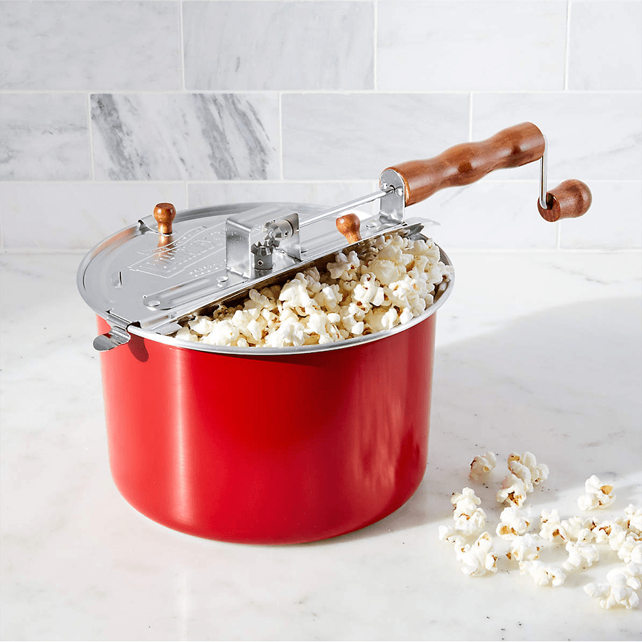 BARN RED WHIRLEY POP POPCORN MAKER - DYKE & DEAN