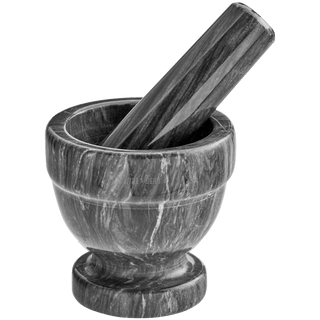 BLACK MARBLE MORTAR & PESTLE - DYKE & DEAN