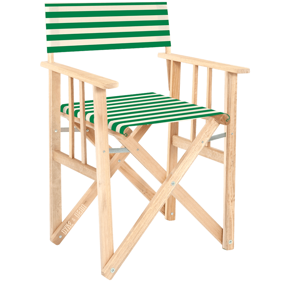 CLASSIC DIRECTOR CHAIR STRIPED COLOURS - DYKE & DEAN